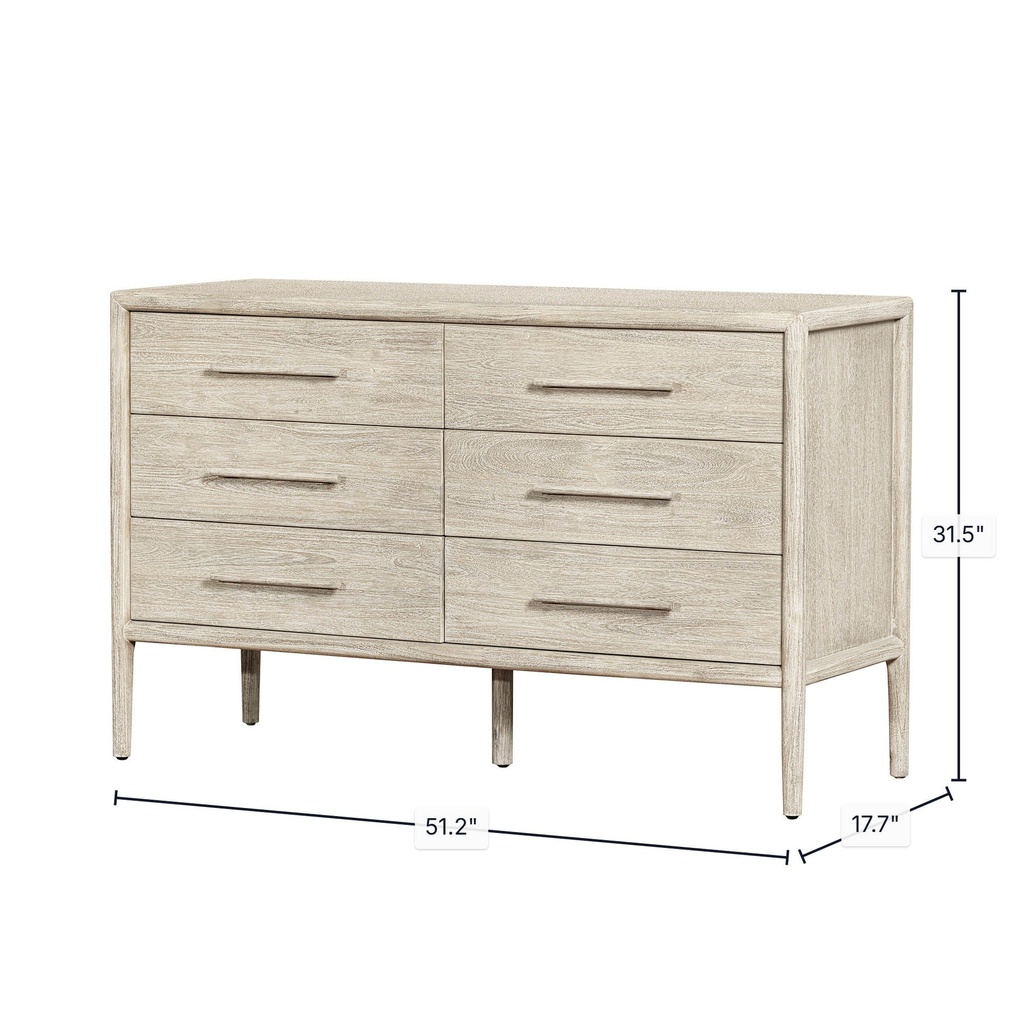 Branche 6 Drawer Dresser