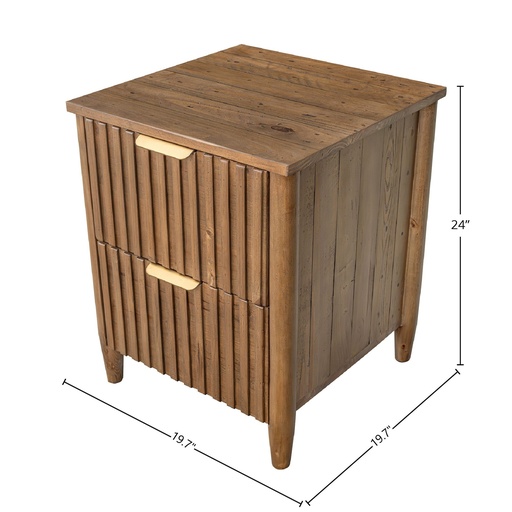 Britanica 2 Drawer Nightstand 2