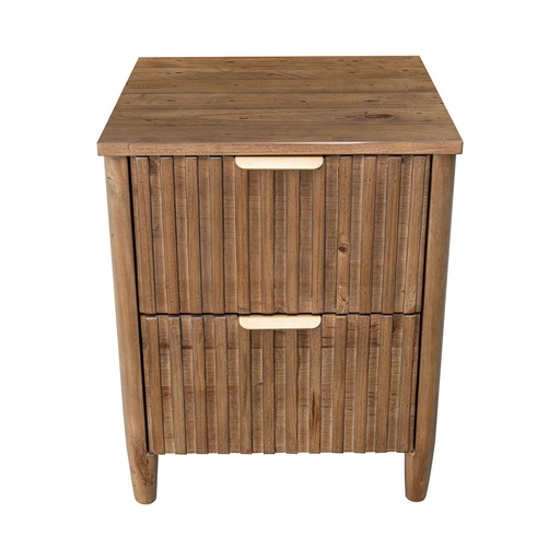 Britanica 2 Drawer Nightstand 3