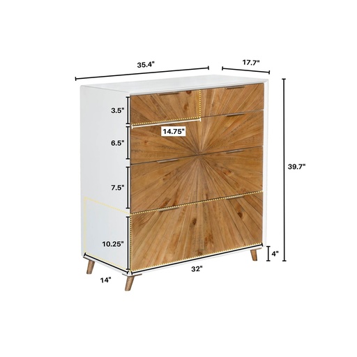 Casablanca 5 Drawer Chest 2