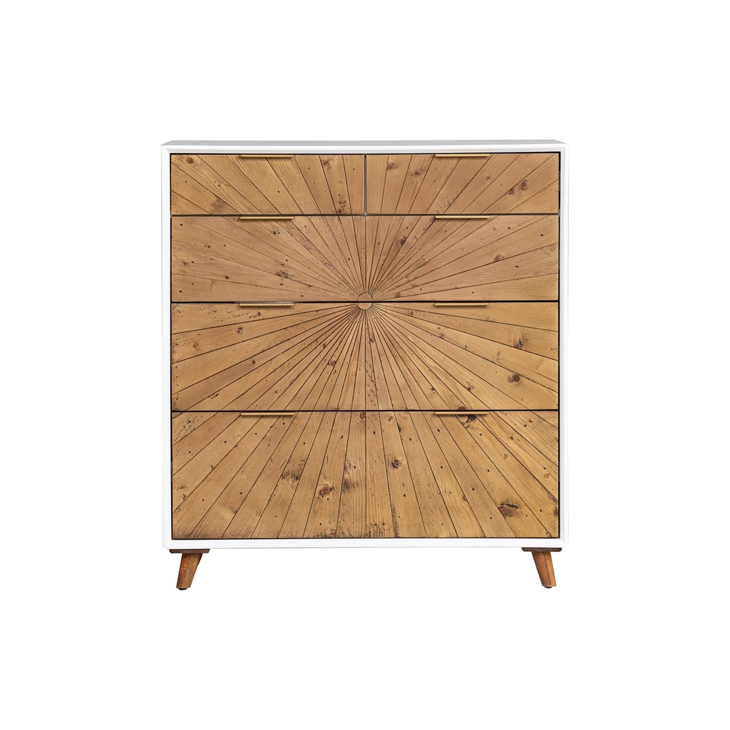 Sunburst Reclaimed Wood 5-Drawer Chest view 3