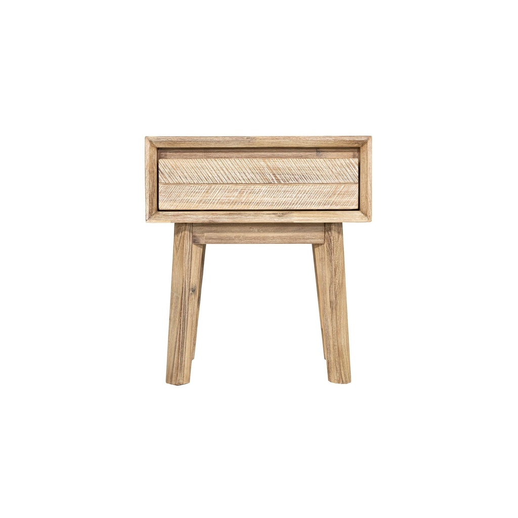 Gia 1 Drawer Nightstand (Light Driftwood)