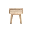 Gia 1 Drawer Nightstand (Light Driftwood)