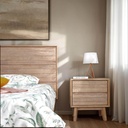 Gia 2 Drawer Nightstand (Light Driftwood)