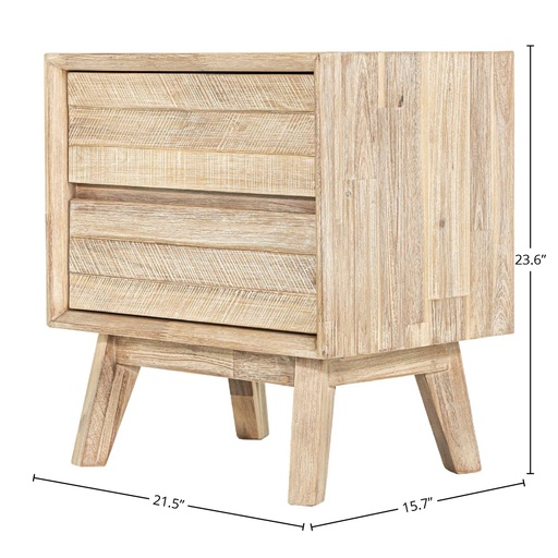 Gia 2 Drawer Nightstand 2