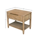 Kamelia Nightstand (Sand)