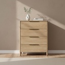 Kamelia 4 Drawer Chest (Sand)