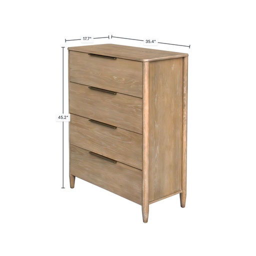 Kamelia 4 Drawer Chest (Sand) 2