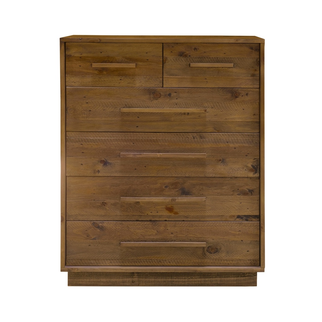 Nevada 6 Drawer Chest (Dark Driftwood)