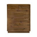 Nevada 6 Drawer Chest (Dark Driftwood)