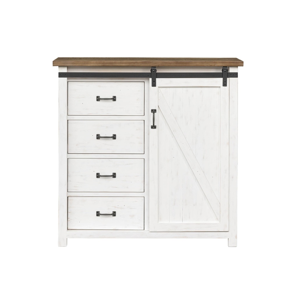 Provence 4 Drawer Chest with 1 Door