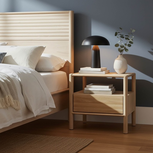 Runway Nightstand (Light Oak) 1
