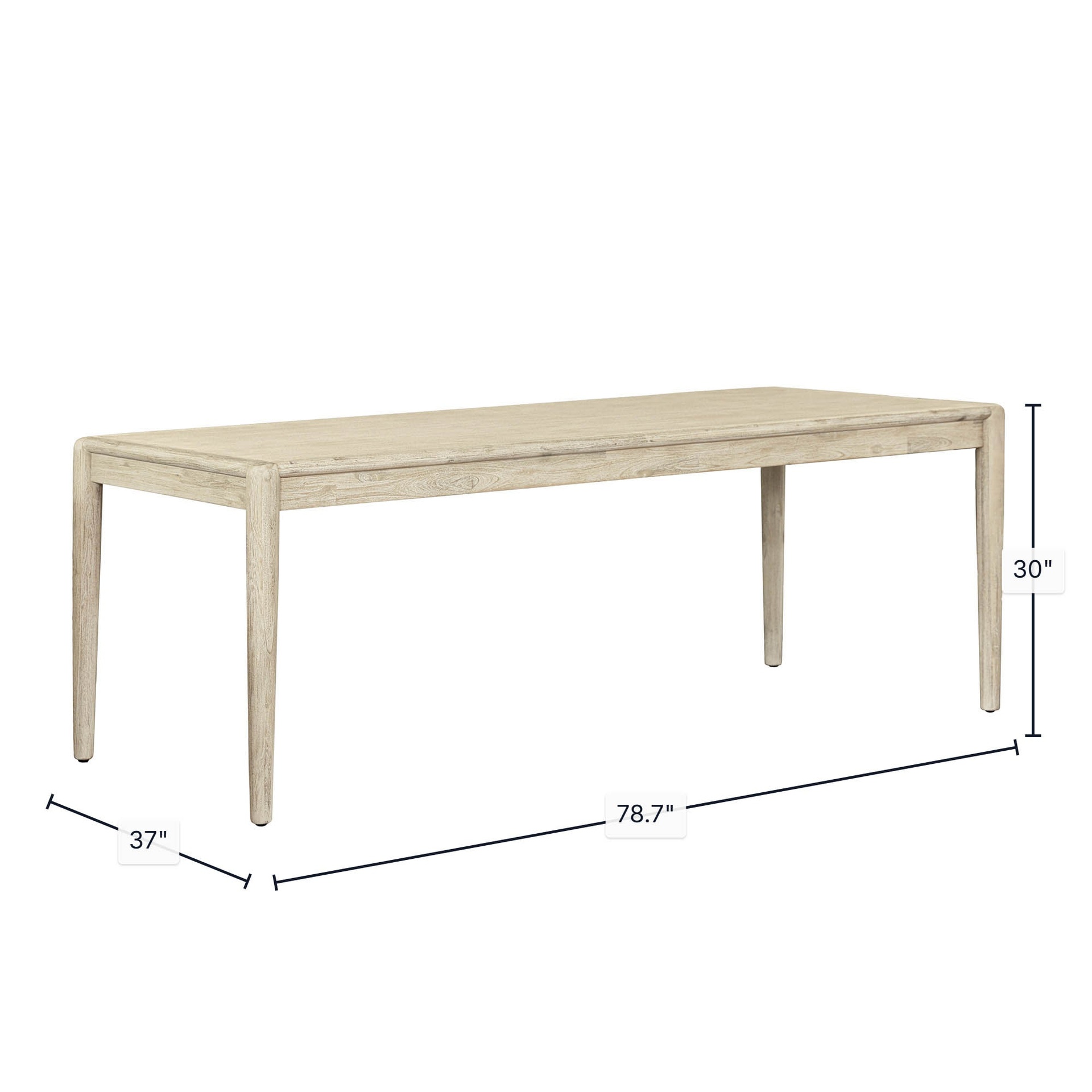 Fluted Walnut Dining Table 3