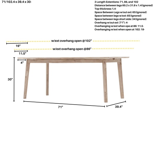 Gia Extension Dining Table 2