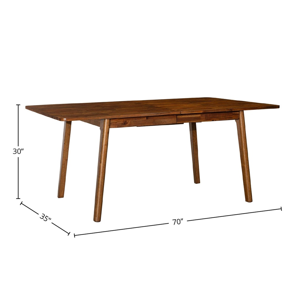 Remix Extension Dining Table with Wooden Runners