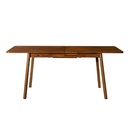 Remix Extension Dining Table with Wooden Runners