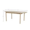 Runway Small Dining Table (Light Oak)