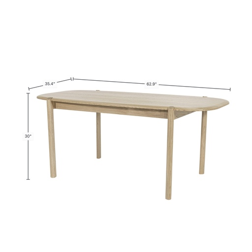 Runway Small Dining Table (Light Oak) 2