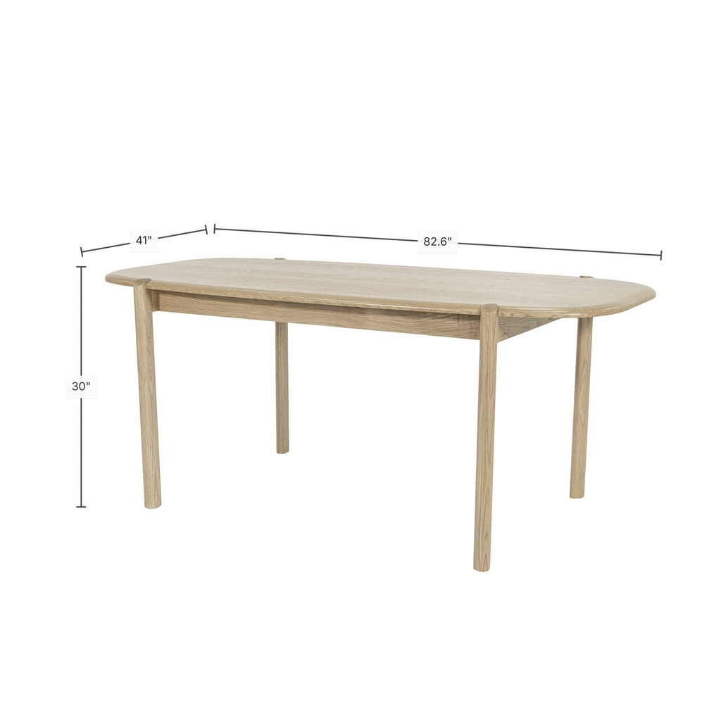 Runway Large Dining Table (Light Oak)