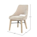 Gia Curved Dining Chair