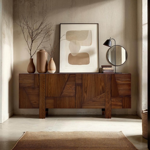 Abstract 4 Door Sideboard 1