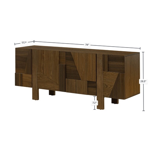 Abstract 4 Door Sideboard 2