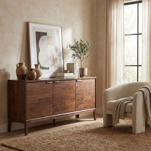 Allure Wooden 3 Door Sideboard 1