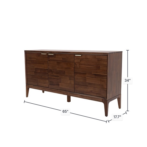 Allure Wooden 3 Door Sideboard 2