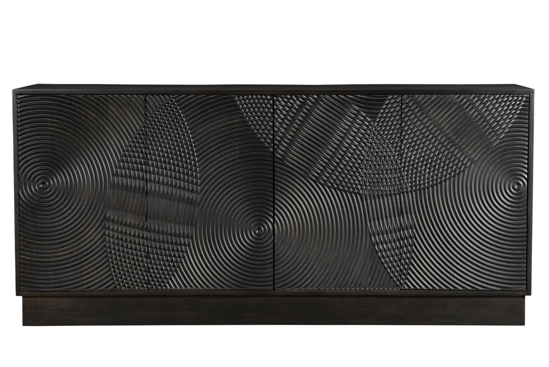 Swirl Pattern Metallic Sideboard 4