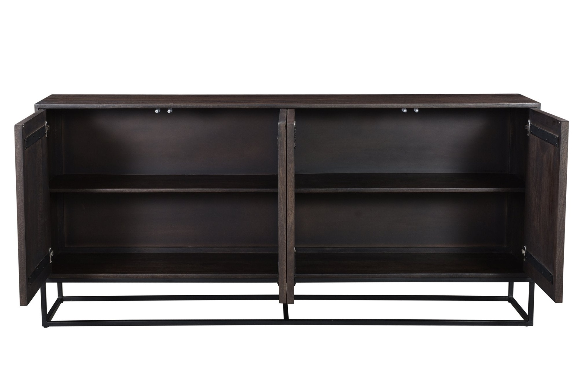 Maze Pattern Metallic Sideboard 4
