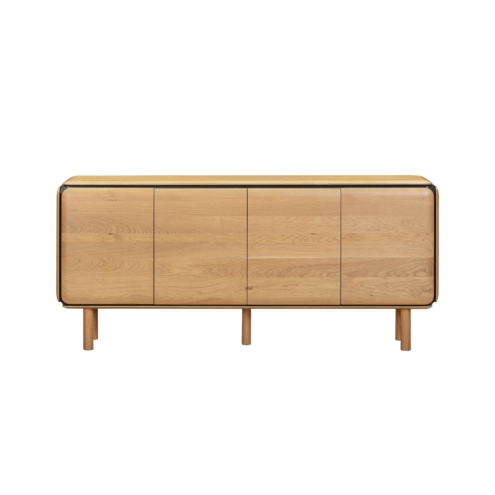 Rounded Oak Sideboard 4
