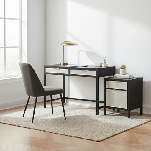Rattan Filing Cabinet 1