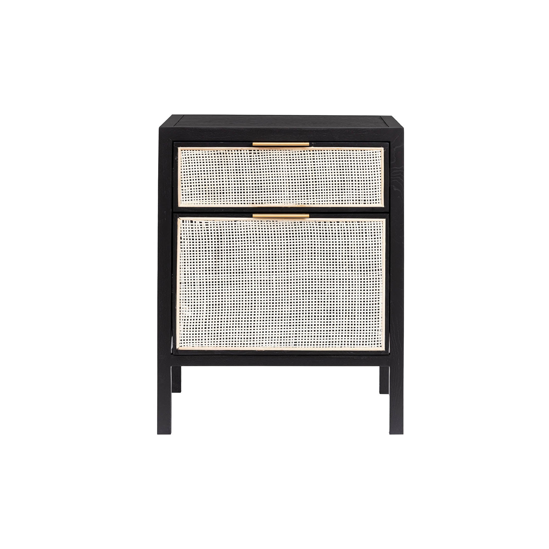 Woven Panel 2-Drawer Filing Cabinet 4