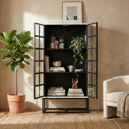 Caged Tall Cabinet 2
