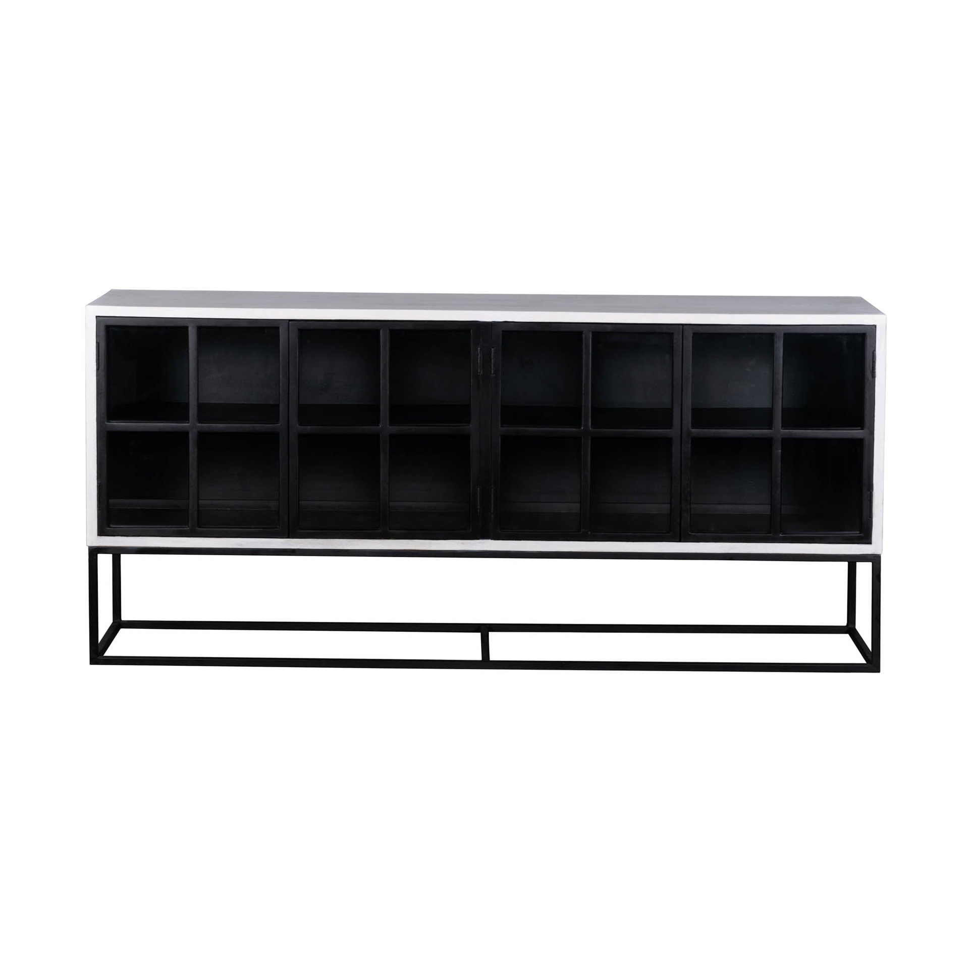Windowpane Glass Sideboard 3