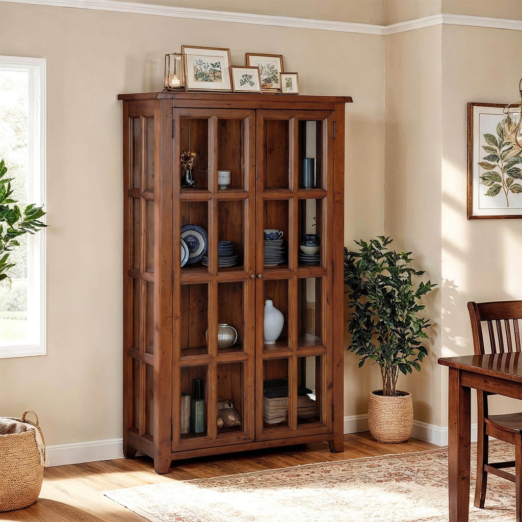 Irish Coast Display Cabinet (African Dusk)