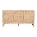 Mappa 3 Door Sideboard (Light Burl)