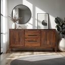 Mixed Panel Walnut Sideboard view 1
