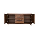 Mixed Panel Walnut Sideboard view 3