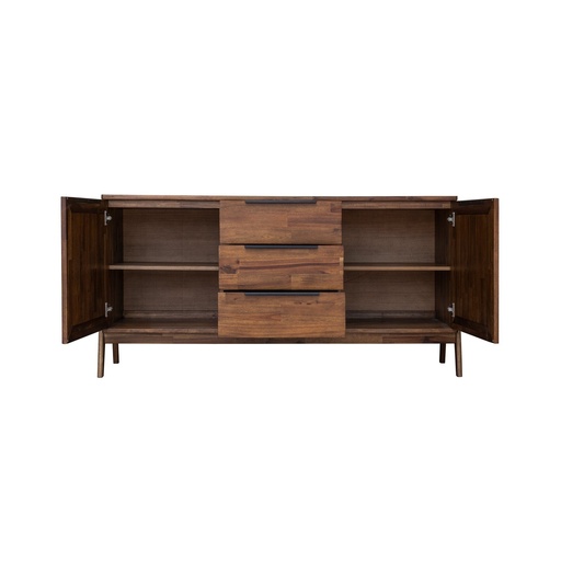 Mixed Panel Walnut Sideboard 3