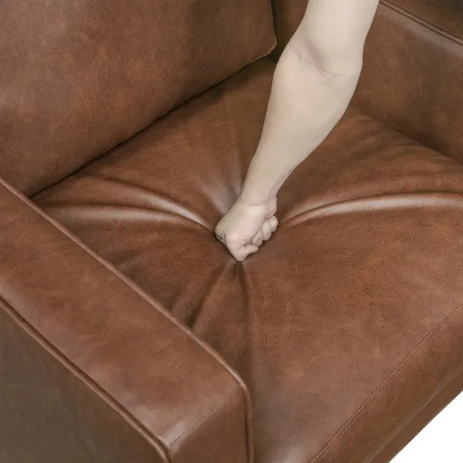 Malcolm Chocolate Track-Arm Loveseat 4
