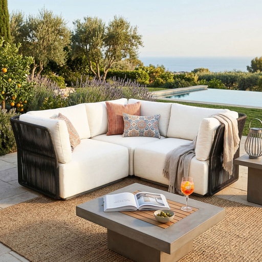 Naples Outdoor Small Sectional 1