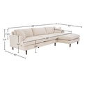 Martha Sectional Sofa (Beach Alabaster)