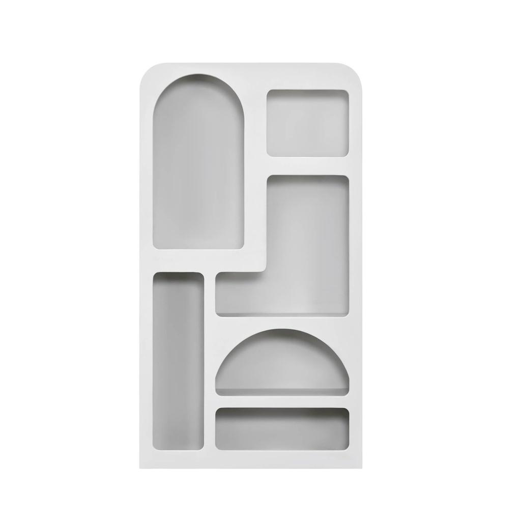 Arched Micro Cement Bookcase view 3