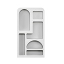 Arched Micro Cement Bookcase view 3