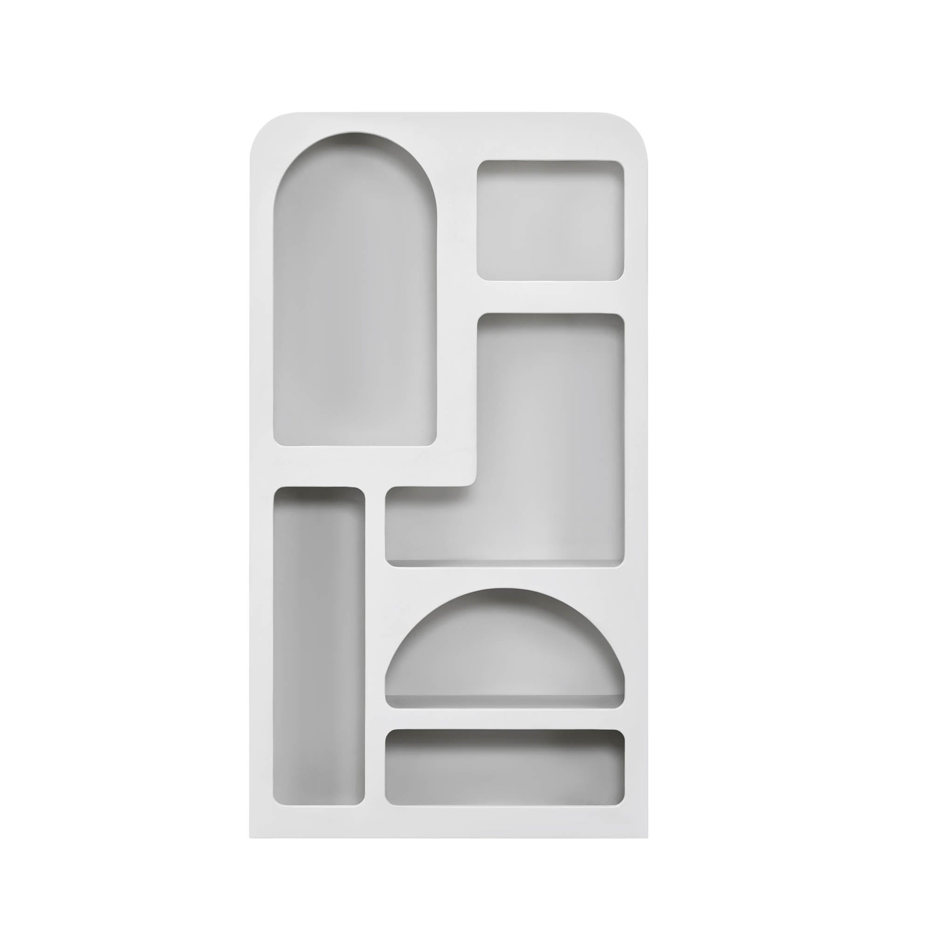 Arched Micro Cement Bookcase 4