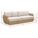 Siesta Outdoor Sofa 93"