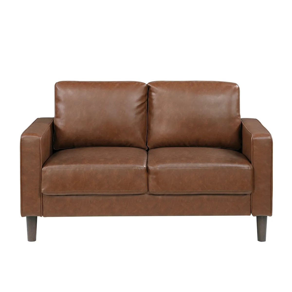 Malcolm Chocolate Track-Arm Loveseat 6
