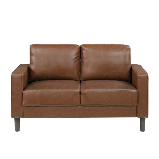 Malcolm Chocolate Track-Arm Loveseat 6