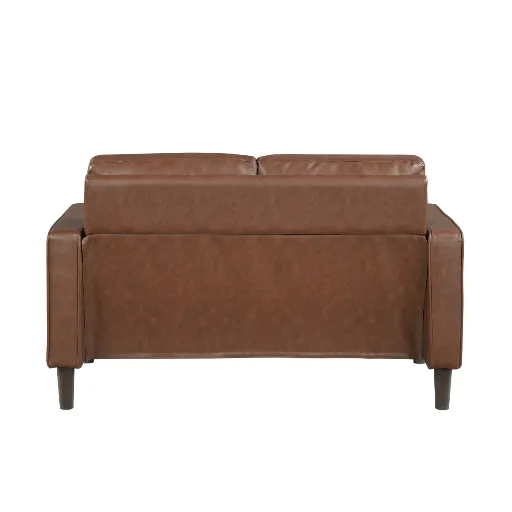 Malcolm Chocolate Track-Arm Loveseat 7